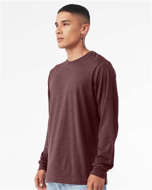 Heather CVC Long Sleeve Tee - Image 70