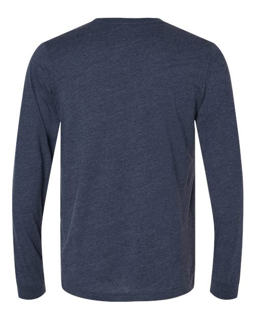 Heather CVC Long Sleeve Tee - Image 79