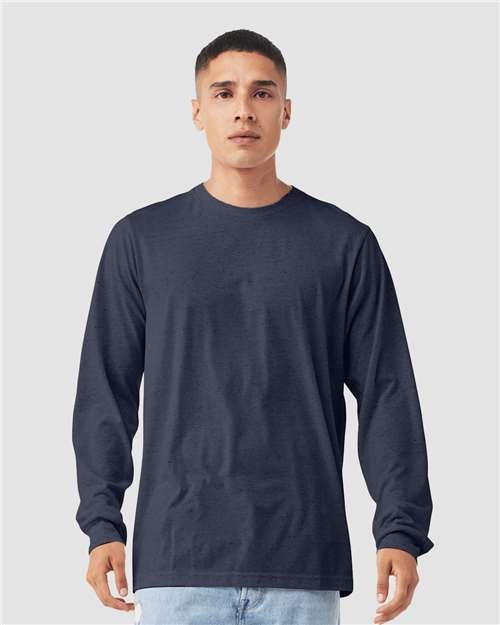 Heather CVC Long Sleeve Tee - Image 81
