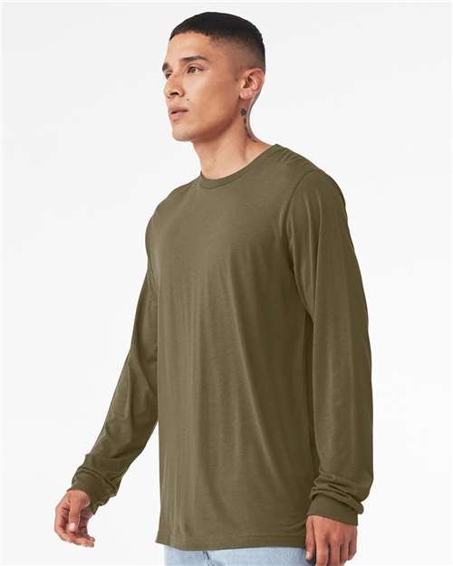 Heather CVC Long Sleeve Tee - Image 109
