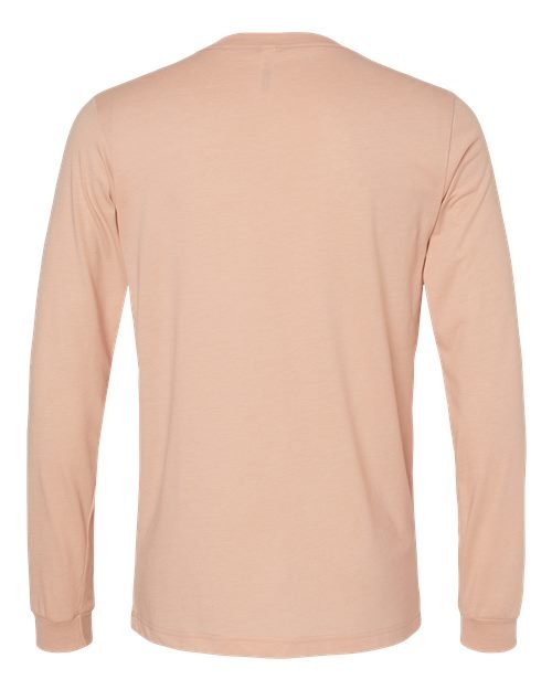 Heather CVC Long Sleeve Tee - Image 112