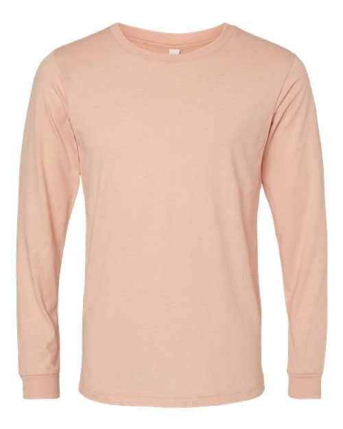 Heather CVC Long Sleeve Tee - Image 111