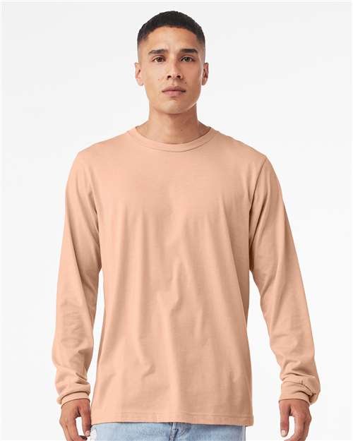 Heather CVC Long Sleeve Tee - Image 114