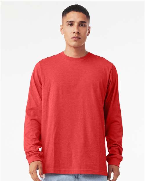 Heather CVC Long Sleeve Tee - Image 123