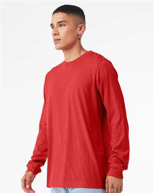 Heather CVC Long Sleeve Tee - Image 124