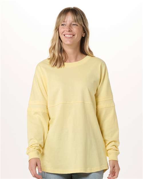 Women's Pom Pom Long Sleeve Jersey T-Shirt - Image 26
