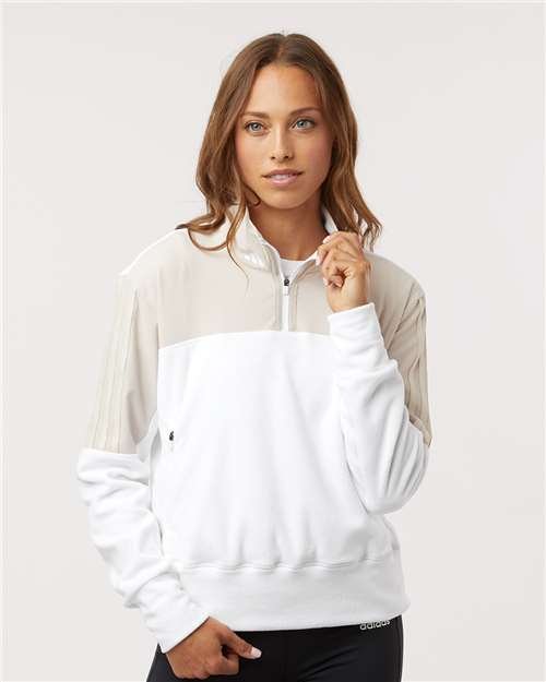 Women's Fleece Quarter-Zip Pullover - Image 4
