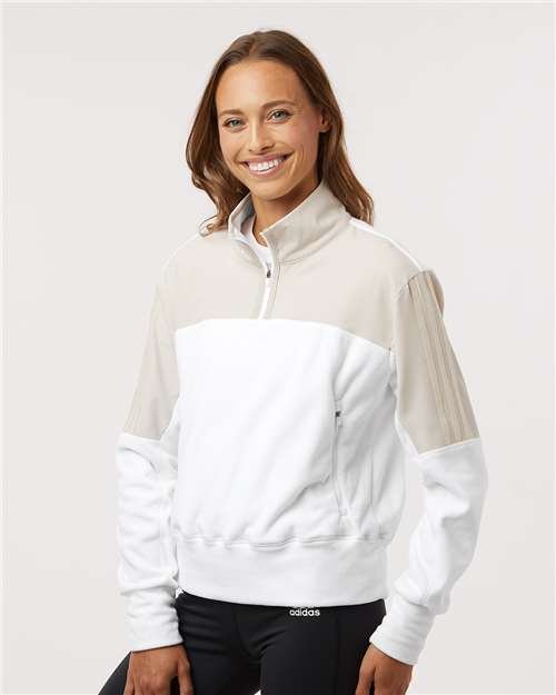 Women's Fleece Quarter-Zip Pullover - Image 5