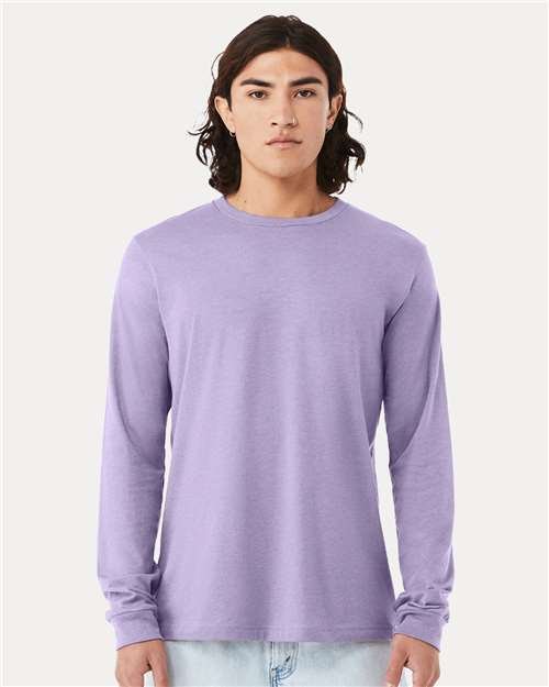 Heather CVC Long Sleeve Tee - Image 42