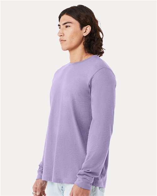 Heather CVC Long Sleeve Tee - Image 43
