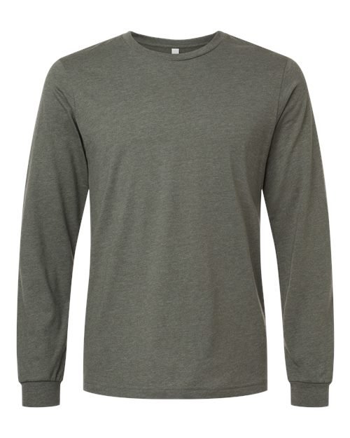 Heather CVC Long Sleeve Tee - Image 84
