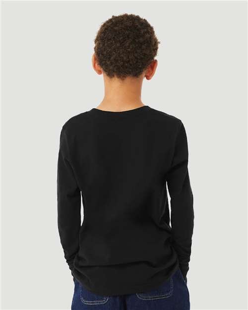 Youth Heather CVC Long Sleeve Tee - Image 40