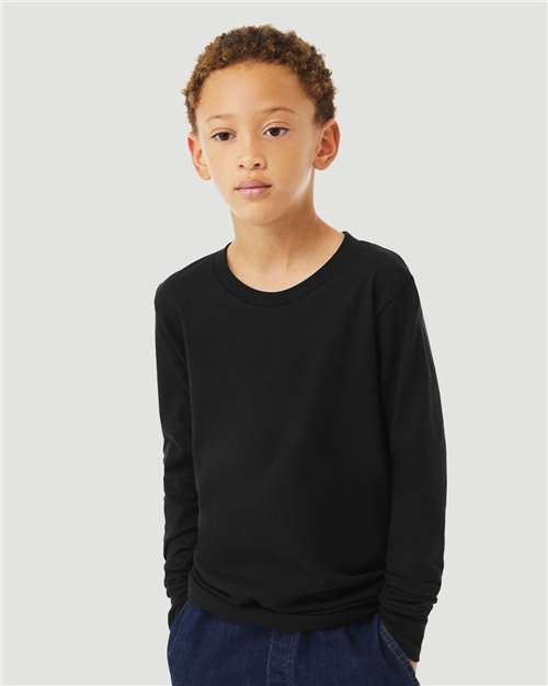 Youth Heather CVC Long Sleeve Tee - Image 38