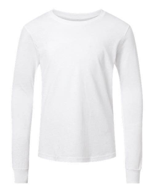 Youth Heather CVC Long Sleeve Tee - Image 41