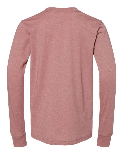 Youth Heather CVC Long Sleeve Tee - Image 21