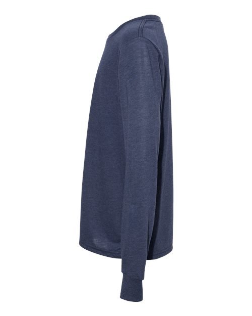 Youth Heather CVC Long Sleeve Tee - Image 25