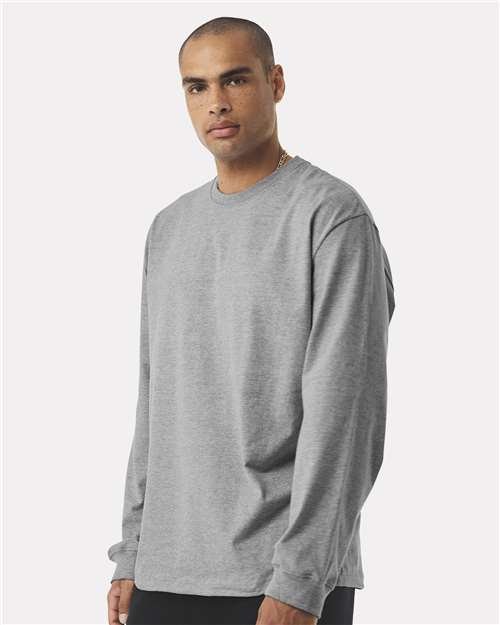 Unisex 7.5 oz Heavyweight Long Sleeve Tee - Image 13