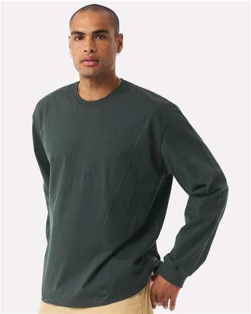 Unisex 7.5 oz Heavyweight Long Sleeve Tee - Image 37