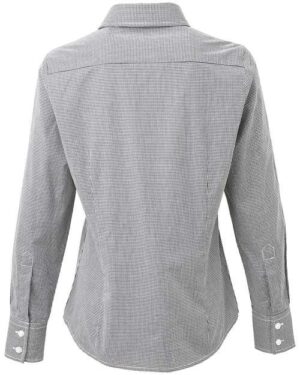 Alternative view of Women's Microcheck Gingham Cotton Shirt