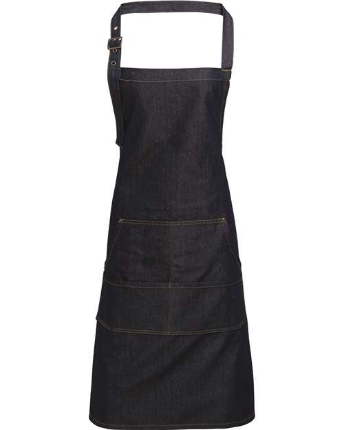 Jeans Stitch Denim Bib Apron - Image 6