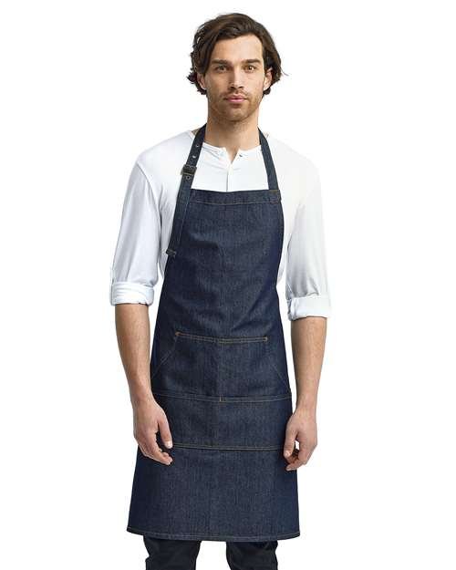 Jeans Stitch Denim Bib Apron - Image 7