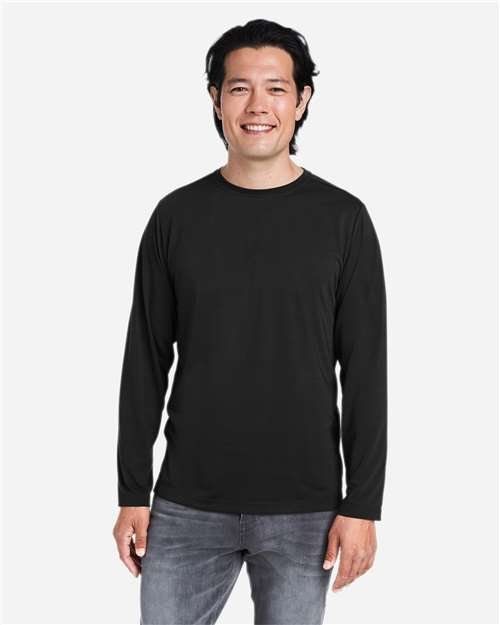 Unisex Fusion ChromaSoft™ Performance Long Sleeve T-Shirt - Image 4