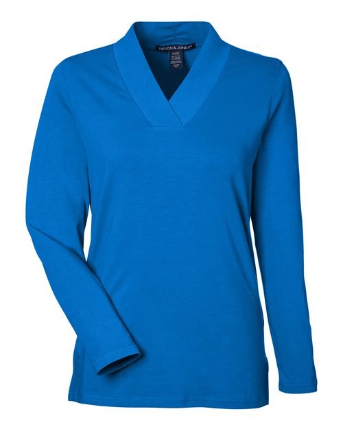 Women's Raleigh Shawl Collar Knit Top - Image 8