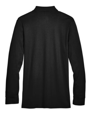 Alternative view of Men's Tall CrownLux Performance® Plaited Long Sleeve Polo