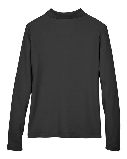 Women's Pima Piqué Long Sleeve Polo - Image 2
