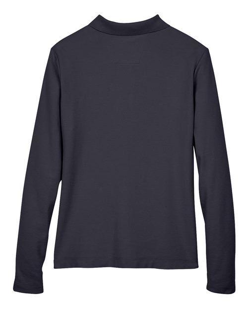 Women's Pima Piqué Long Sleeve Polo - Image 8