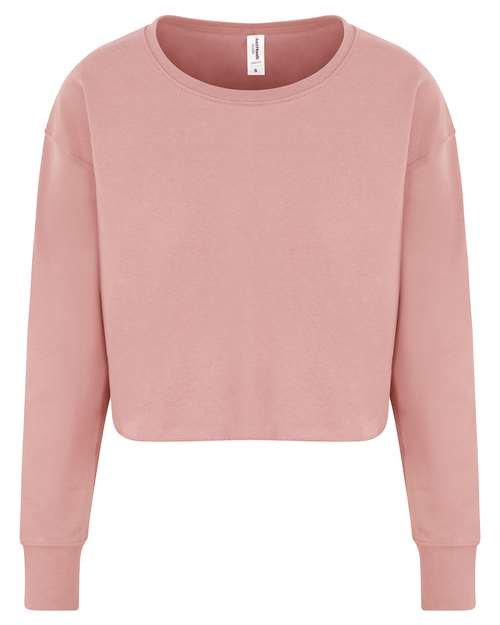 Women's Cropped Crewneck Sweatshirt - Image 4