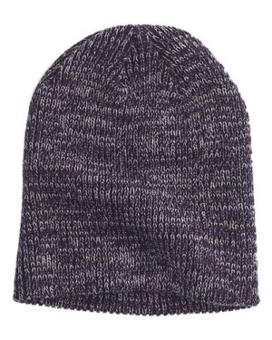Ribbed Marled Beanie