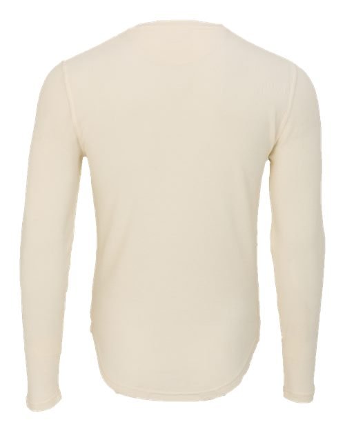 Men's Waffle Knit Long Sleeve T-Shirt - Image 7
