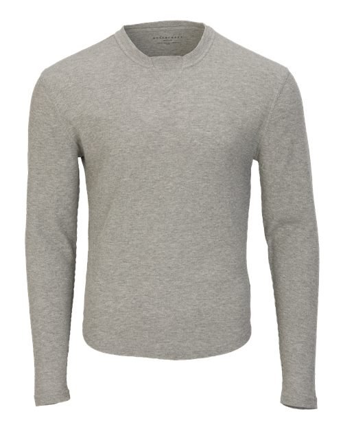 Men's Waffle Knit Long Sleeve T-Shirt - Image 14