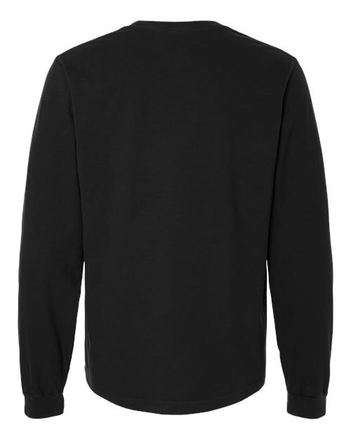 Unisex Heavyweight Garment-Dyed Long Sleeve Tee - Image 3