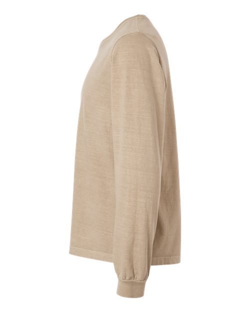 Unisex Heavyweight Garment-Dyed Long Sleeve Tee - Image 10