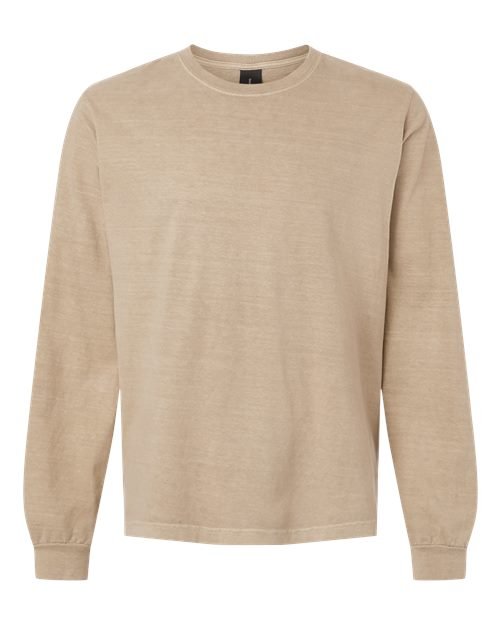 Unisex Heavyweight Garment-Dyed Long Sleeve Tee - Image 8
