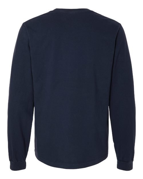 Unisex Heavyweight Garment-Dyed Long Sleeve Tee - Image 15