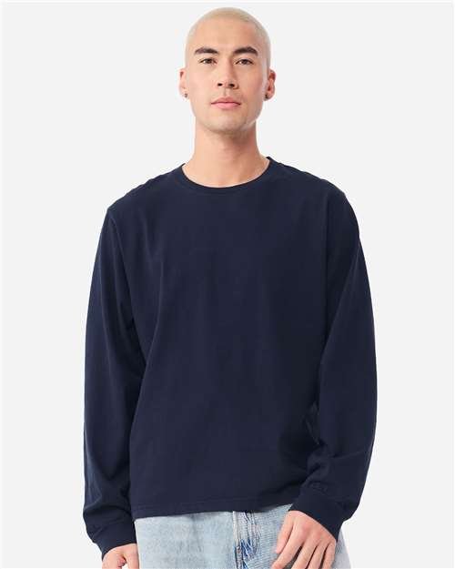 Unisex Heavyweight Garment-Dyed Long Sleeve Tee - Image 17