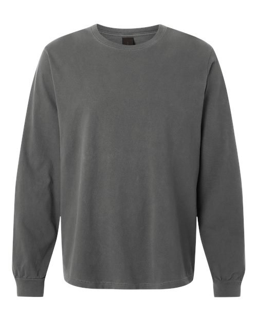 Unisex Heavyweight Garment-Dyed Long Sleeve Tee - Image 33