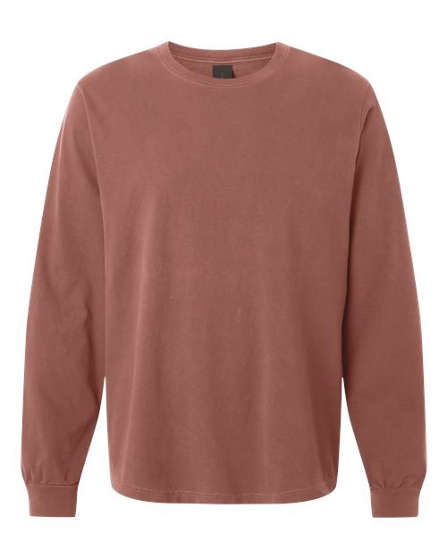 Unisex Heavyweight Garment-Dyed Long Sleeve Tee - Image 39