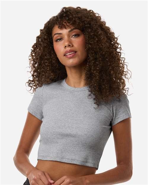 Women's Baby Rib Cropped Tee - Image 17