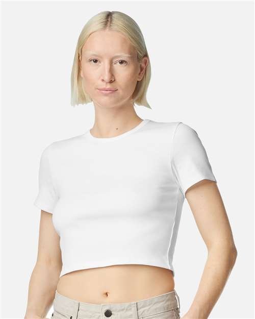Women's Baby Rib Cropped Tee - Image 35