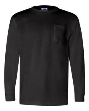 Alternative view of Unisex Union-Made Long Sleeve Pocket T-Shirt