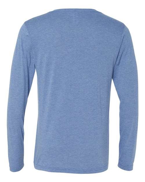 Unisex Long Sleeve V-Neck Tee - Image 7