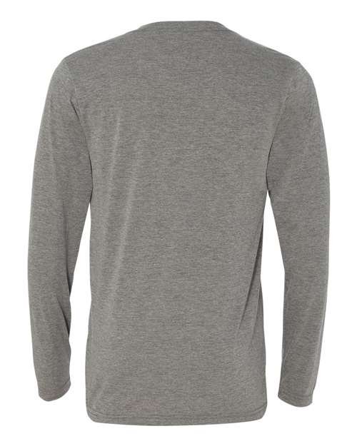 Unisex Long Sleeve V-Neck Tee - Image 13