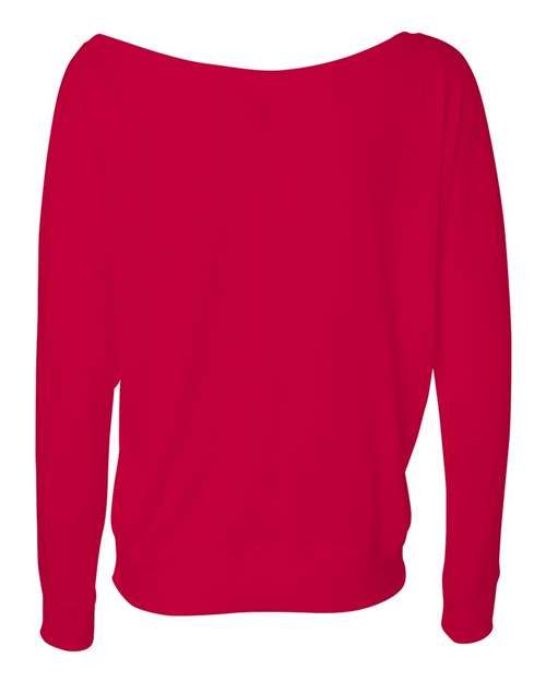 Women’s Flowy Off Shoulder Long Sleeve Tee - Image 16