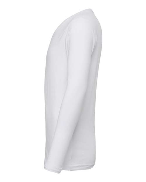 Unisex Long Sleeve V-Neck Tee - Image 18