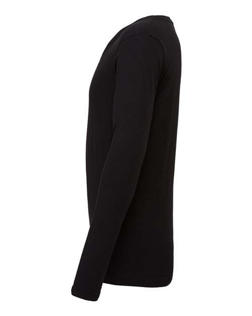 Unisex Long Sleeve V-Neck Tee - Image 3