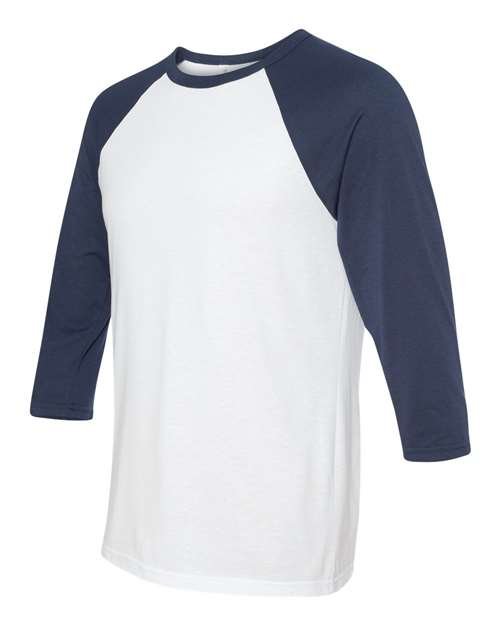 Unisex Three-Quarter Sleeve Baseball Tee - Image 87